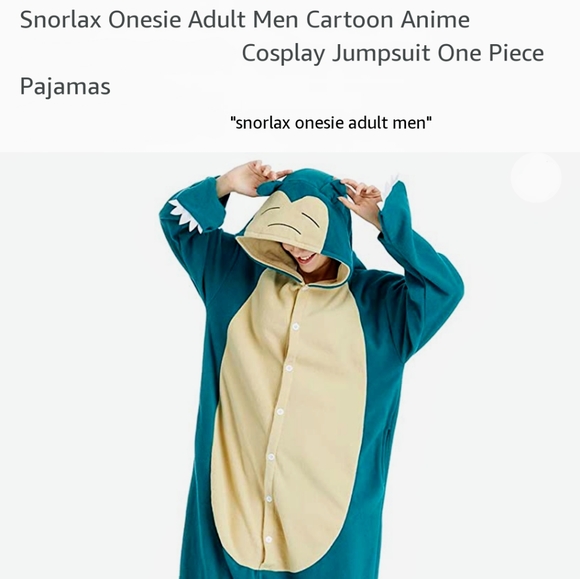 Pokemon character onesie "Snorlax" - Picture 1 of 10